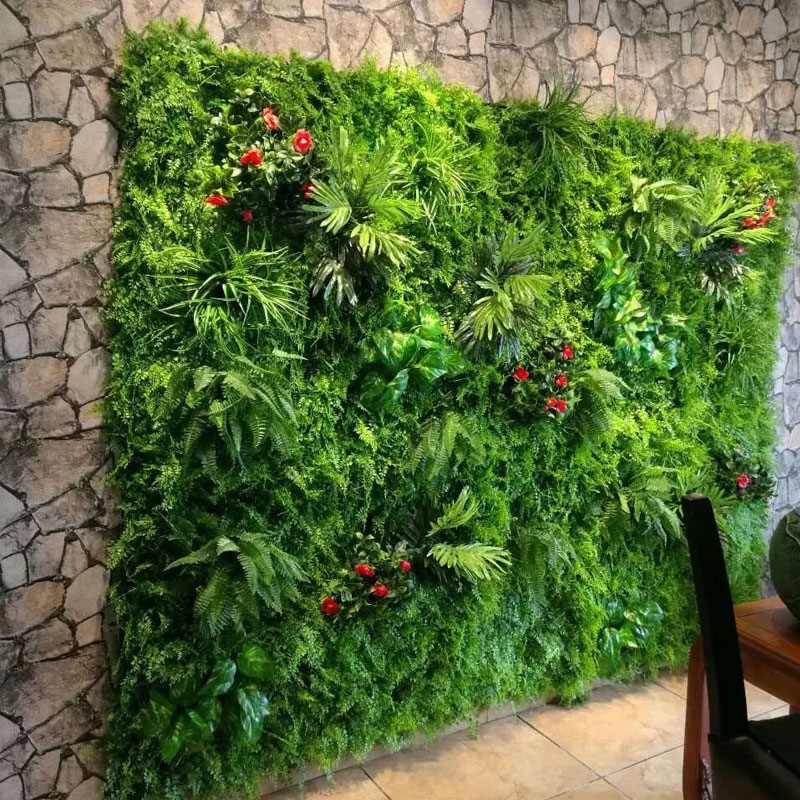 Artificial green wall panels