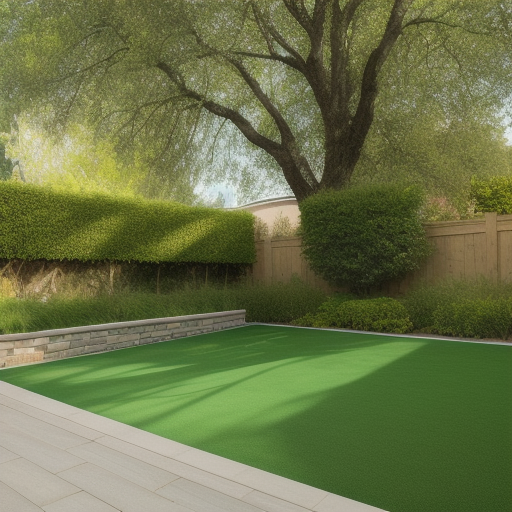 Transforme su patio sombreado con césped artificial una solución