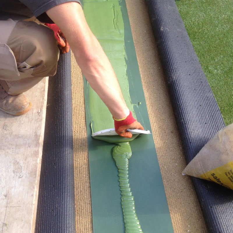 Do you have to glue down artificial grass? Doleader