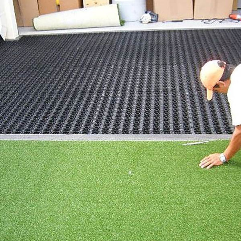 Artificial grass drainage mesh installation tips Doleader