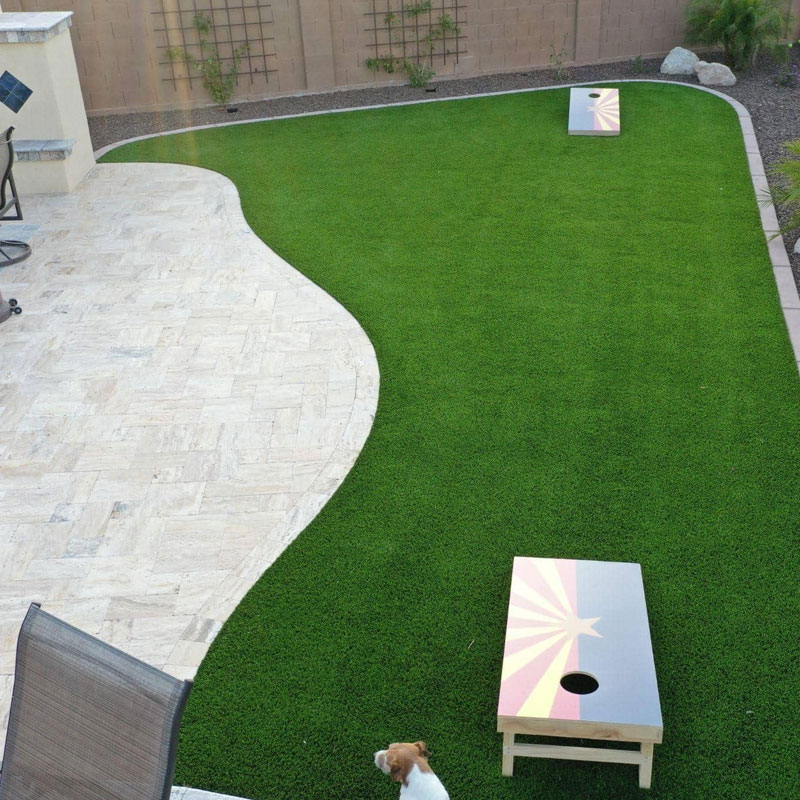 How to attach artificial turf to concrete patio Doleader