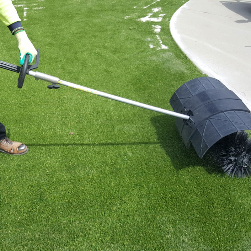 Removing pollen dust from artificial grass Doleader