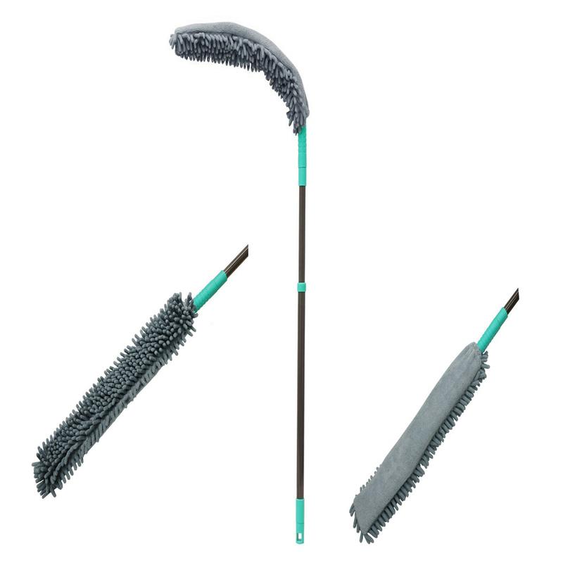 HUADI Hot Sale Long Telescopic Handle Microfiber Duster Flexible