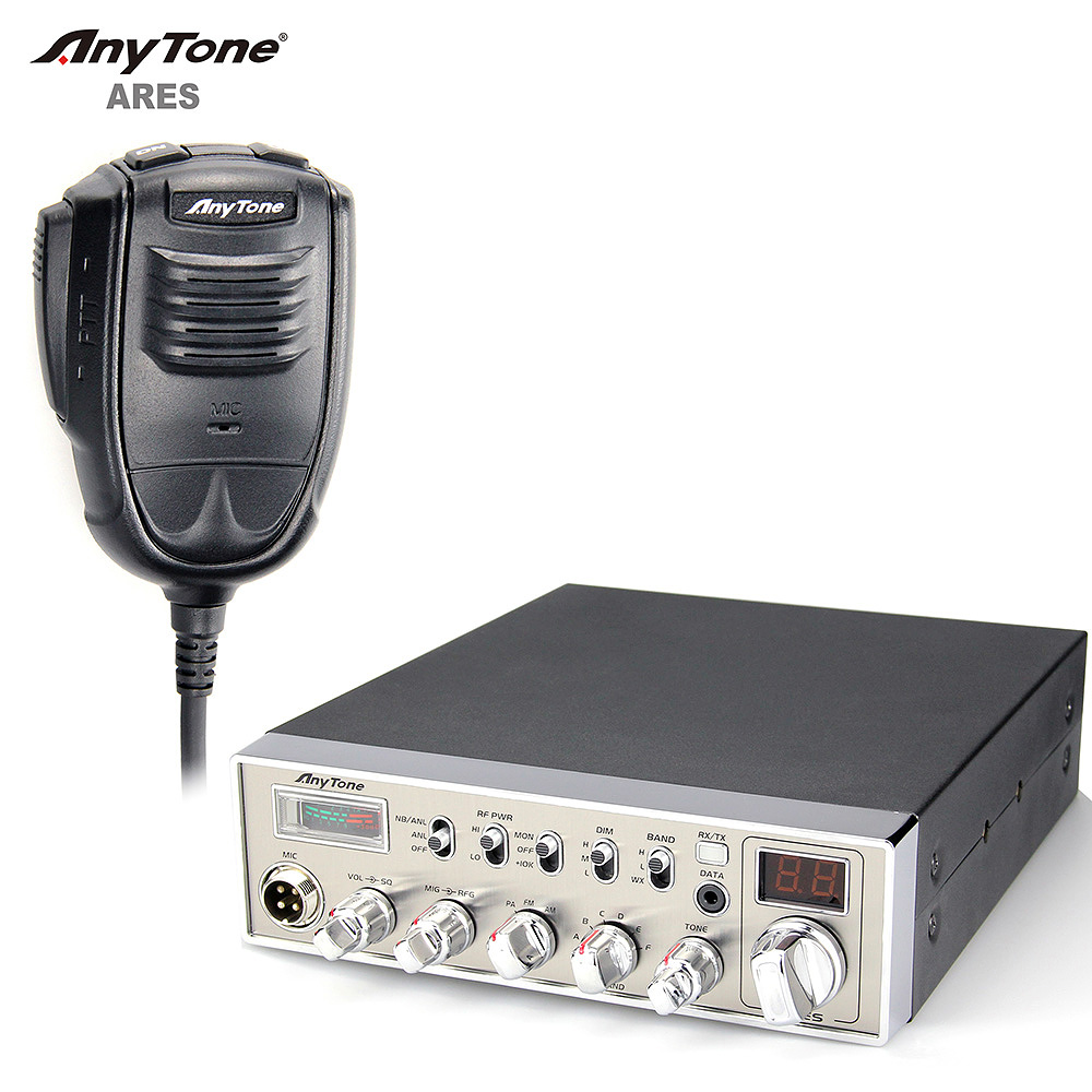 Anytone AnyTone ARES II AM FM SSB 27Mhz CB Radio high power SSB radio