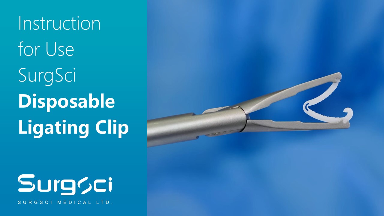 Instruction for Use | Disposable Ligating Clip | SurgSci