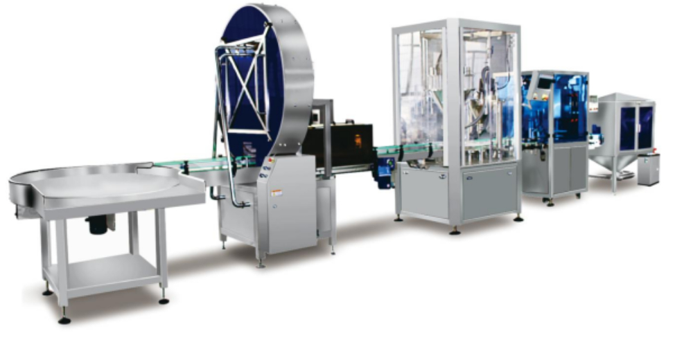 automatic powder bottle fiilling production line