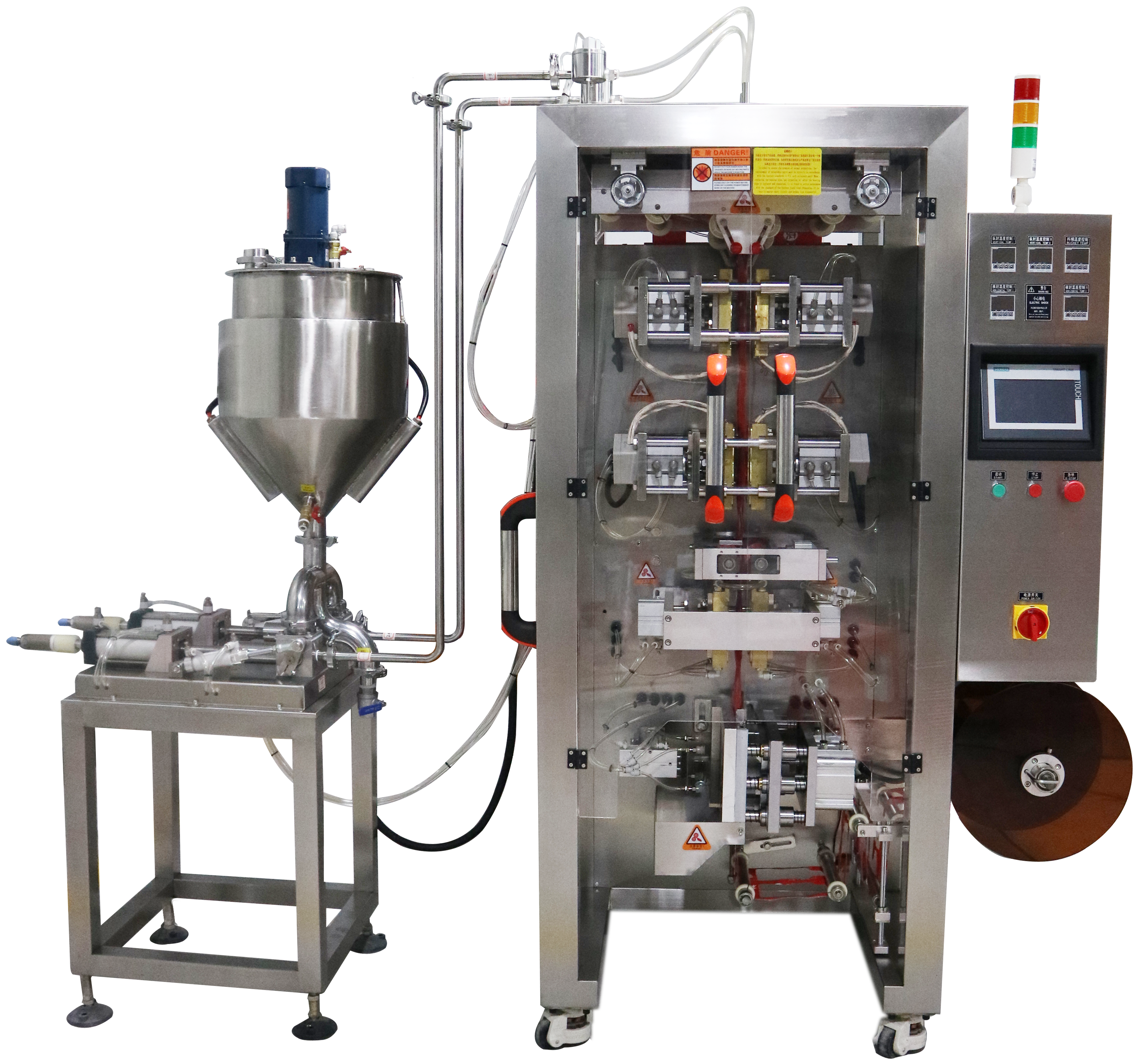 die cut irregular shaped pouch packing machine