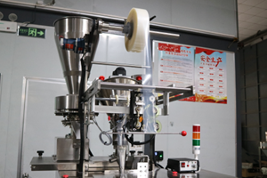 vertical granular and powder packing machine with film input