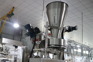 vertical granular and powder packing machine with volumetic cup