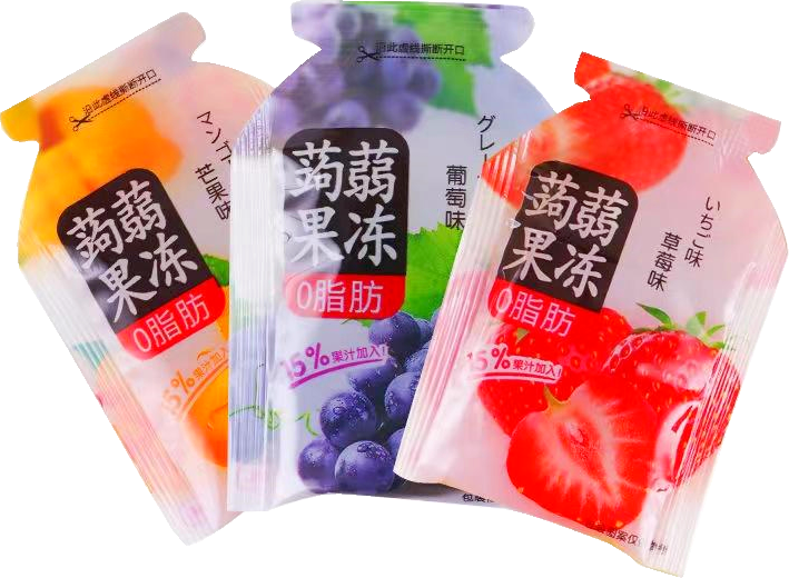 irregular shape bag jelly packing