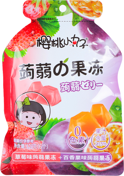 jelly irregular shape bag packing machine