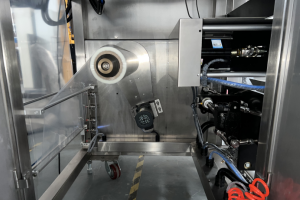 granular packing machine with film input