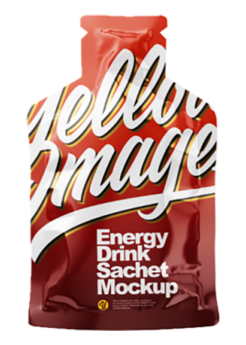 bottle shape bag energy drink packing machine