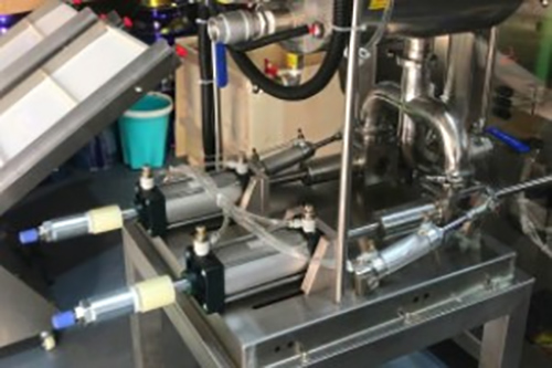 construction of irregular shape sachet packing machine