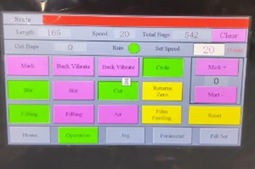 construction of sauce packing machine
