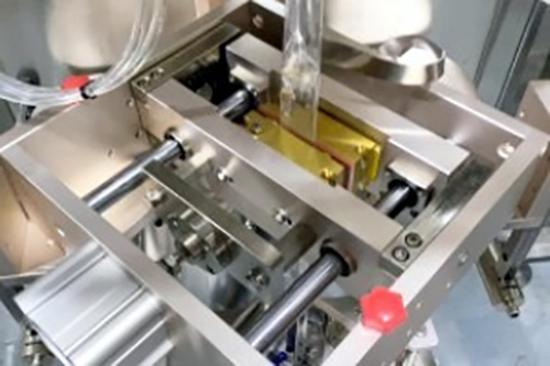 construction of honey sachet packing machine