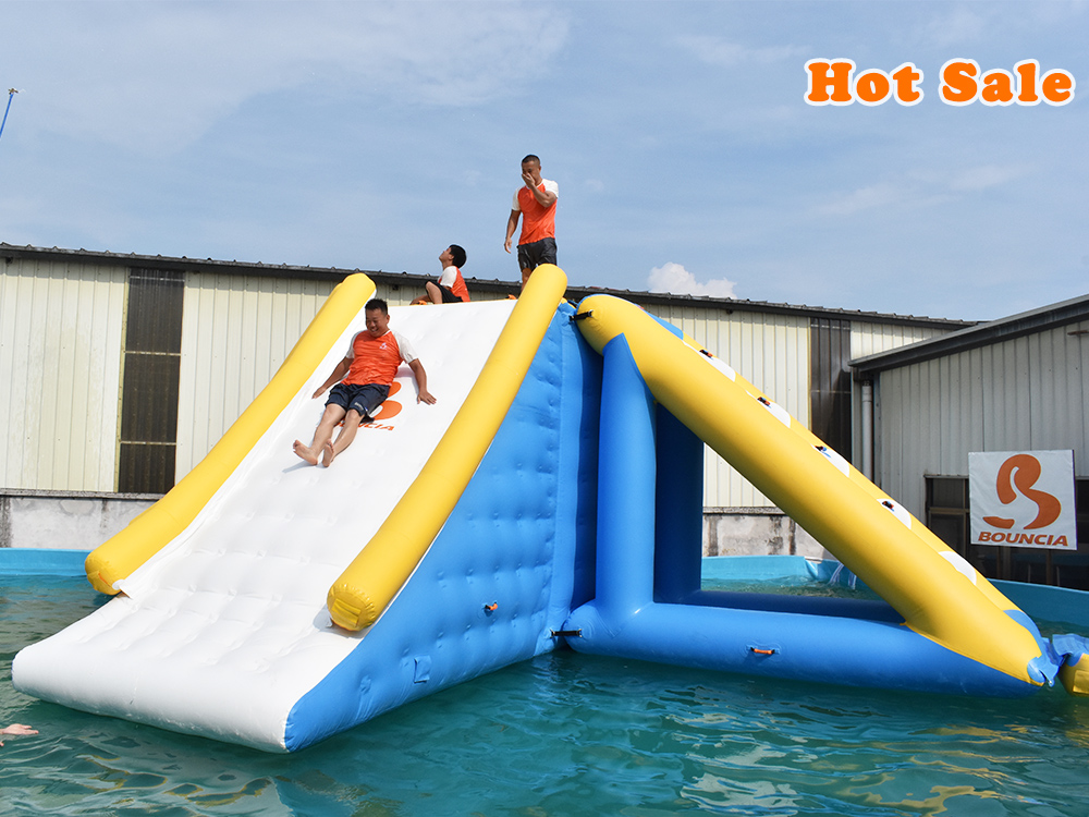 Inflatable Floating Slide Tower With 0.9mm PVC Tarpaulin - Slide Tower