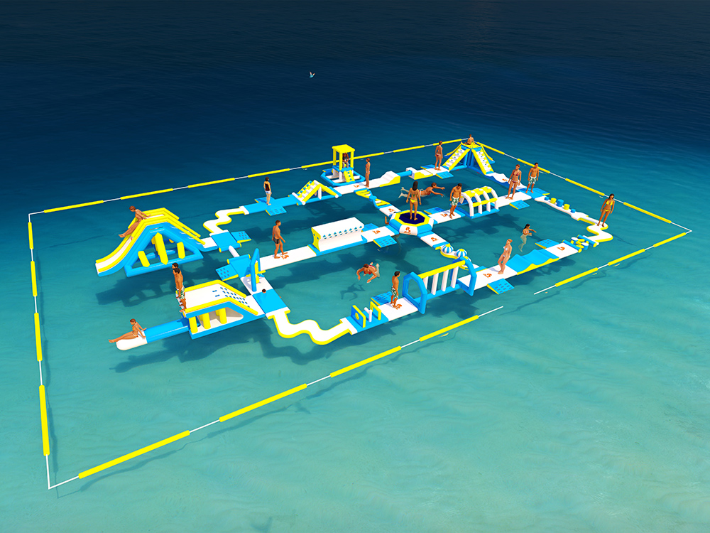 Lake Inflatable Water Park Games For Adults PARK160