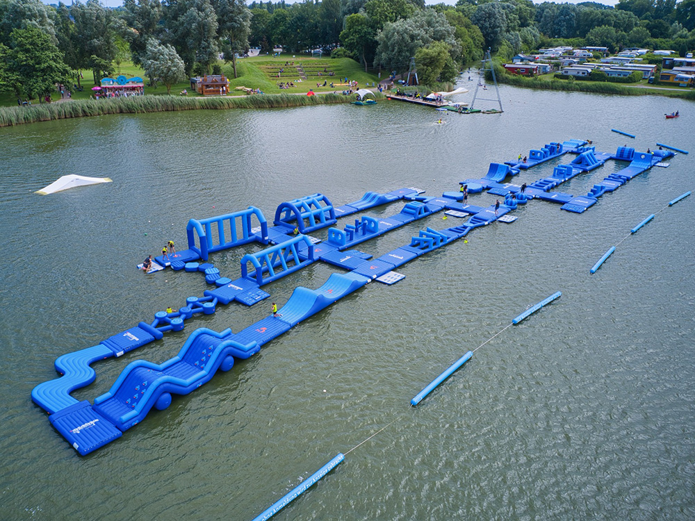 Germany New Floating Water Park Made By Bouncia | Bouncia