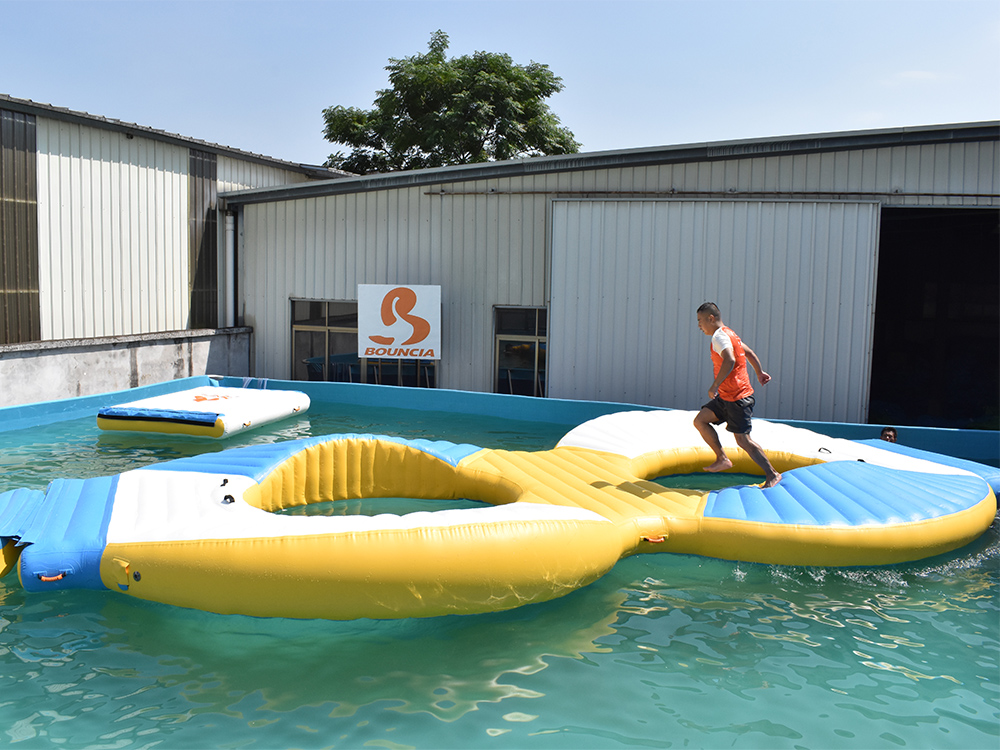 Bouncia 2022 New Inflatable Water Park Design 8 Slope - 8 Slope