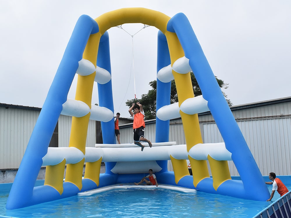 Bouncia Water Park Inflatable For Sale Big Swing Bouncia