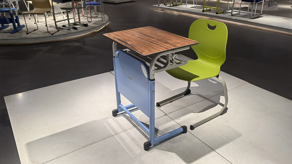 Height Adjustable High School Furniture Classroom Desk and Chair Set HH