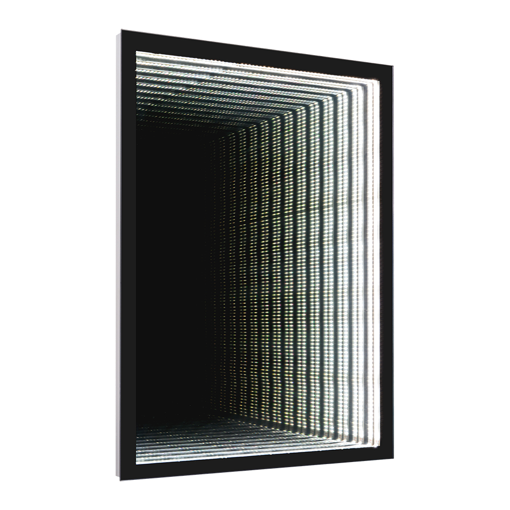 Neon lights Customized smart led 3D magic mirror Time-space tunnel mirror bathroom thousand layer mi(图5)