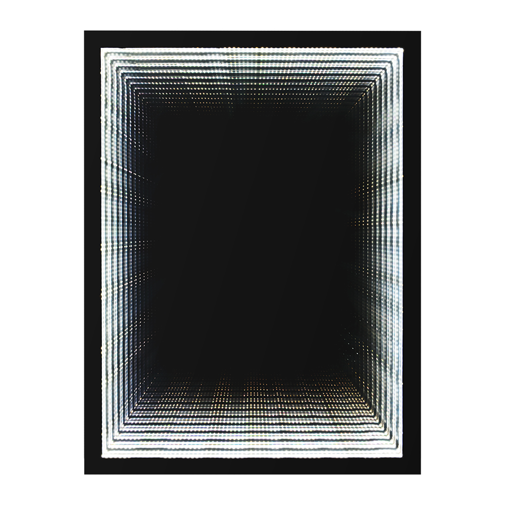 Neon lights Customized smart led 3D magic mirror Time-space tunnel mirror bathroom thousand layer mi(图6)