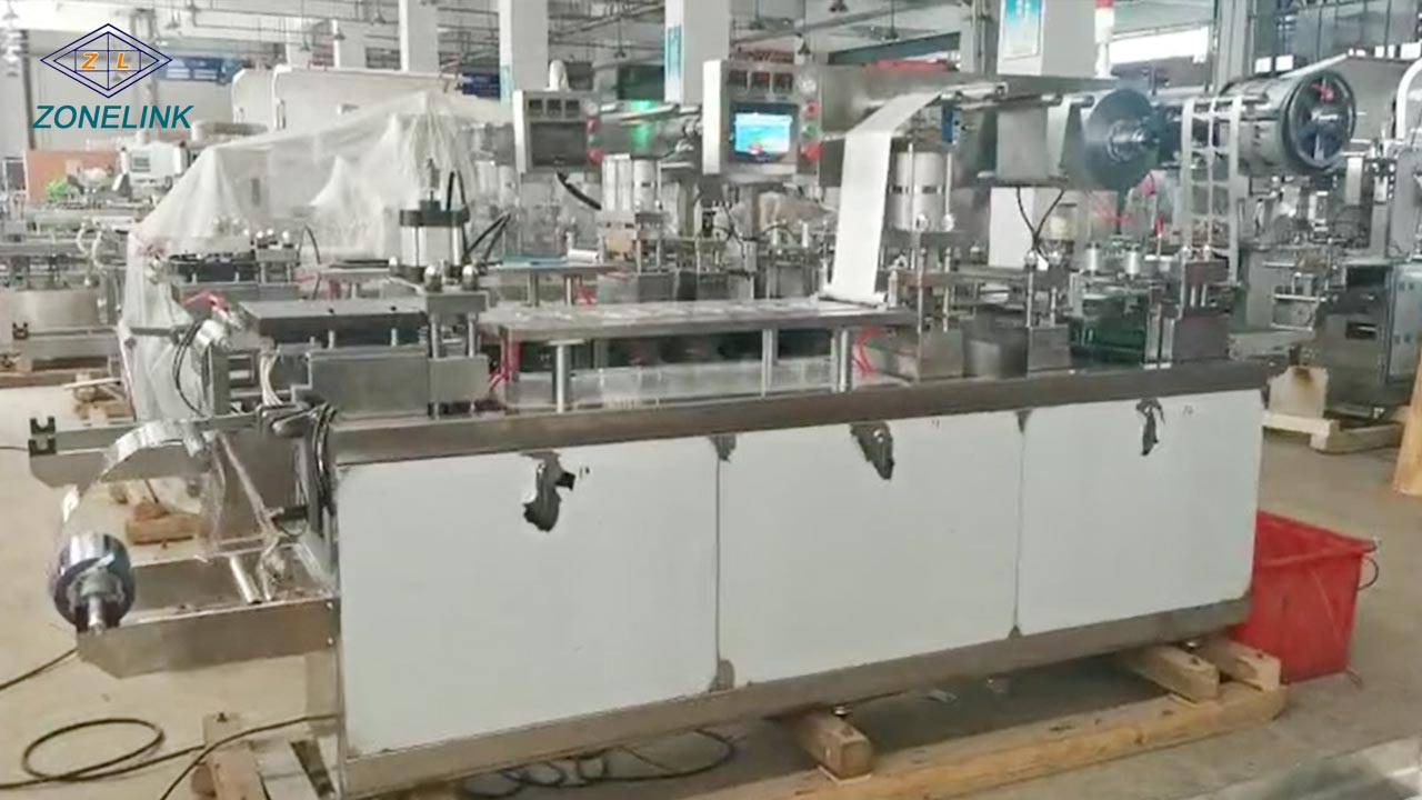 Blister packaging machine - manual placement without filling Automatic