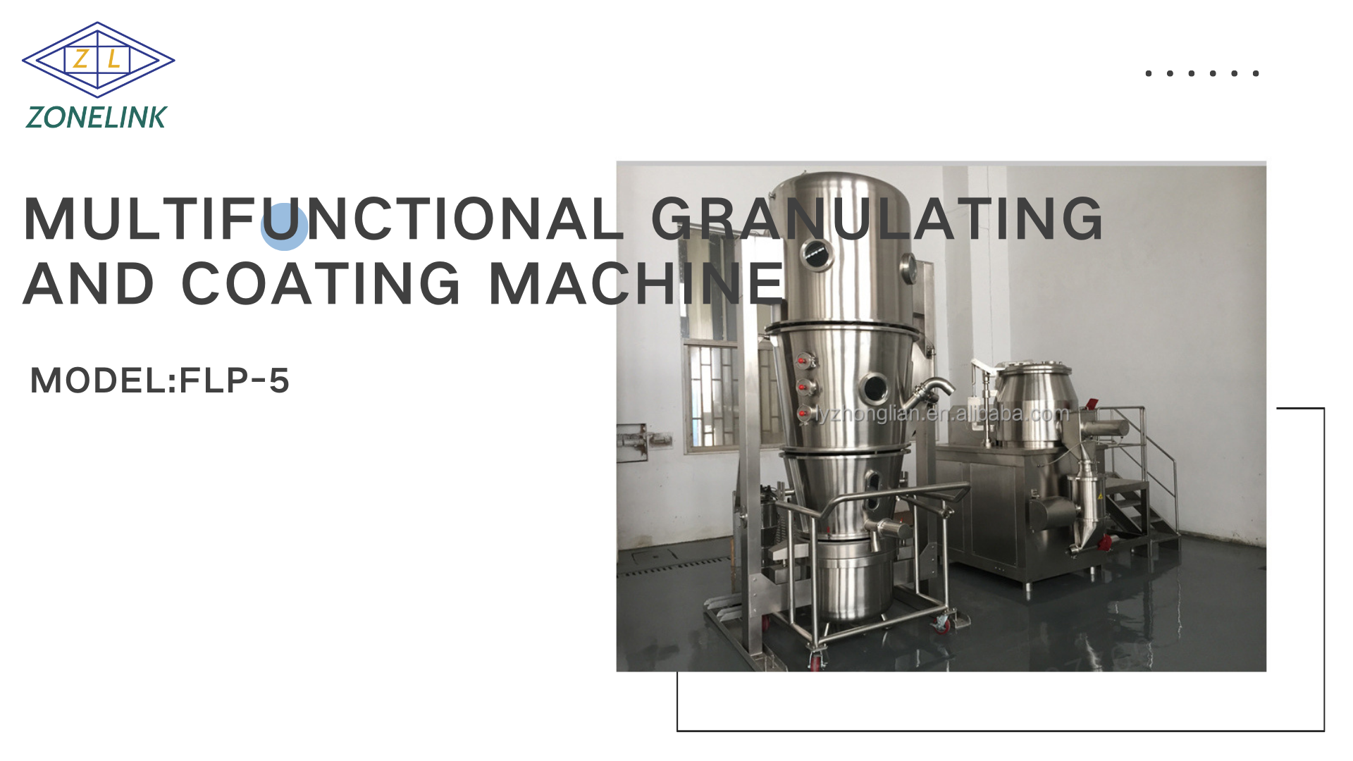 Multifunctional Coating Machine FLP-5 multifunctional granulating and coating machine | zonelink