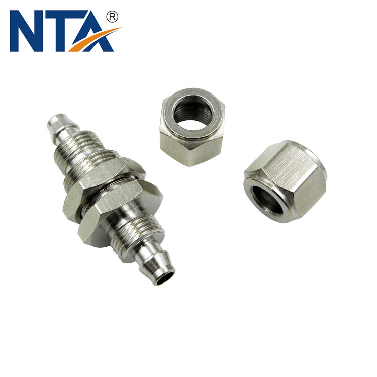 TPU Brass Push on Straight Union Fittings/ Brass Pneumatic Straight