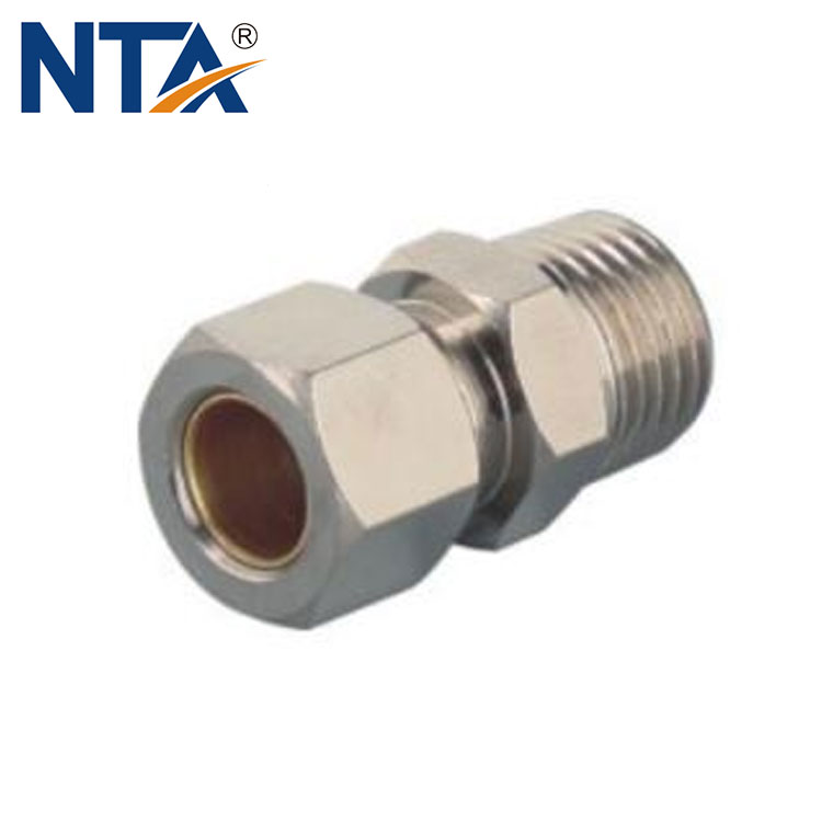 Mtpc Brass Compression Male Coupler Brass Compression Fitting Compression Air Fitting Metal