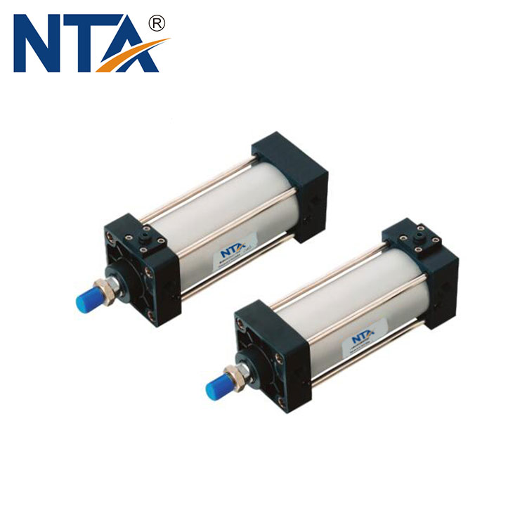 Pneumatic Cylinder with Rod Lock NTA SZ for Factory Automation Systems