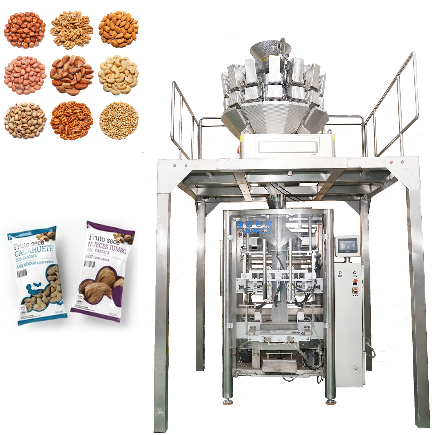 Best Automatic bag forming filling weighing sealing packaging machine ...