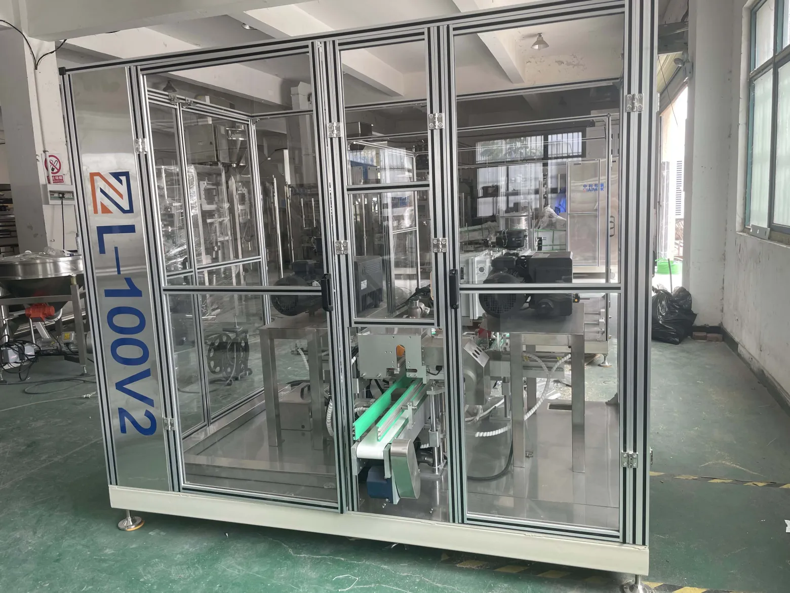 One more units of dry yeast vacuum packaging machine are ready for delivery