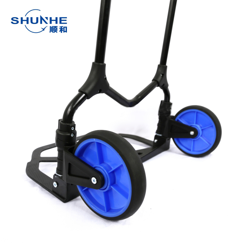 SHUNHE aluminum Folding Hand Truck 90kgs with bungee cord FW92CT