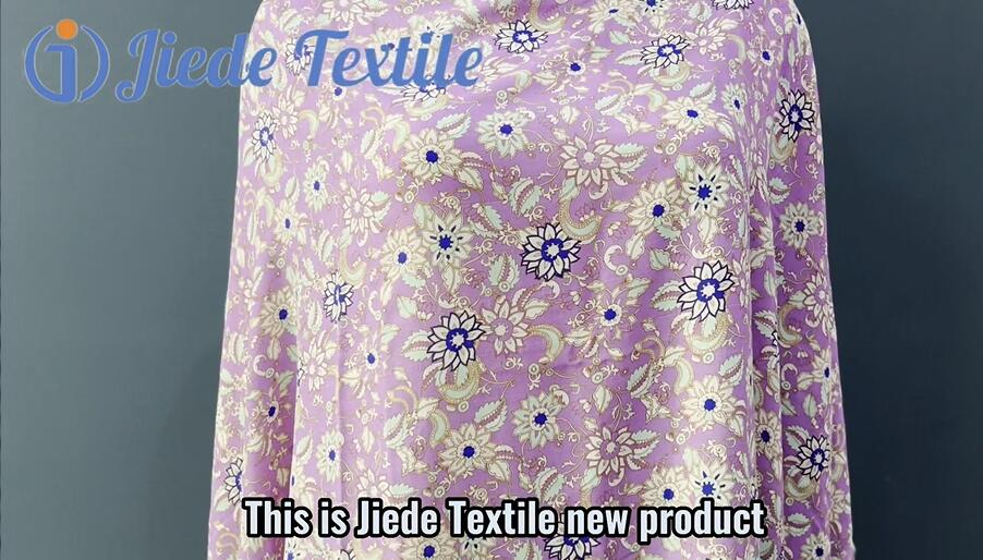  100% rayon printed fabric Supplier & manufacturers | Jiede 