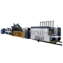 Fast Corrugated Box Printing Machine , Glue Flexo Printer Slotter Die Cutter