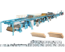 corrugated board production line Customized Industrial Corrugated Cardbaord and Carton Plant