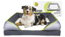 Best memory foam bolster dog bed&memory foam pet beds FactoryPrice-ROUNUO