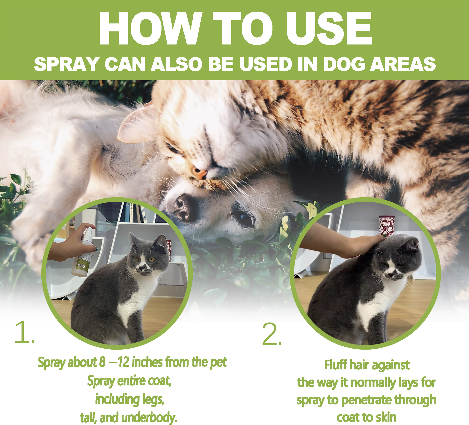 Advanllent Flea and Tick Spray Natural and Safe Flea Spray 32oz The