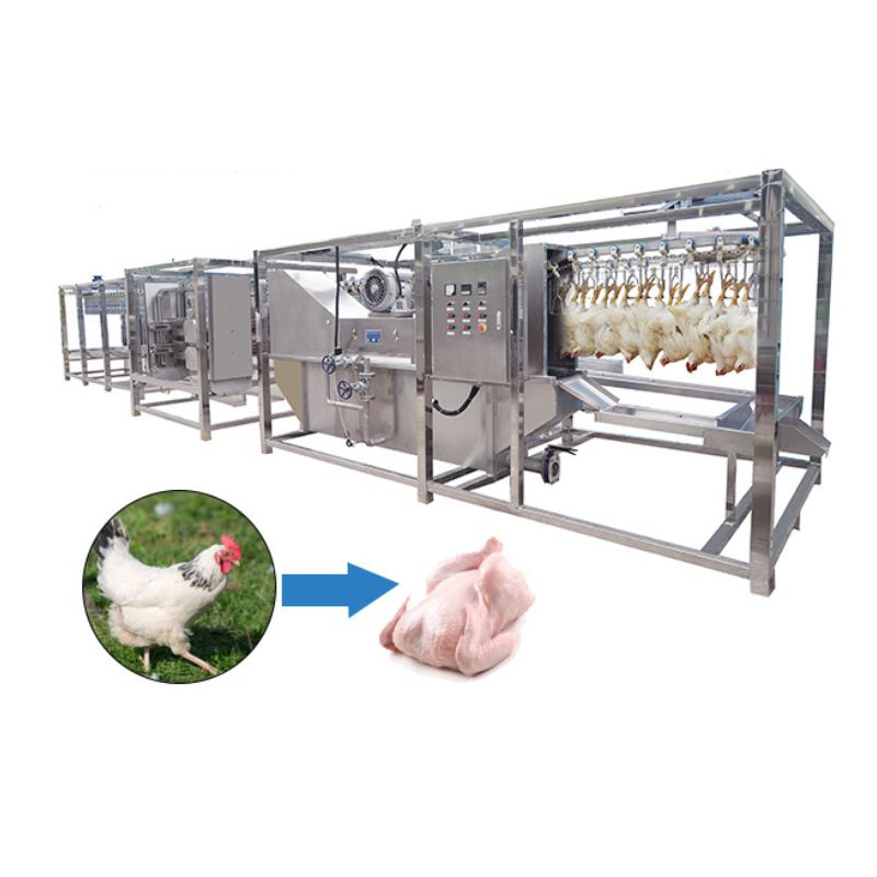 Leading Manufacturers of Chicken Slaughter and Processing Equipment Poultry Plucking and Pre Chilling Machine Eruis
