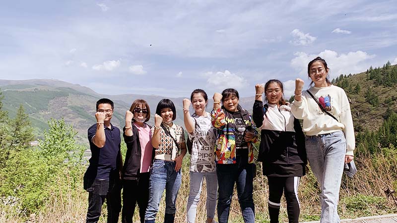 Team building activities in Wutai Mountain