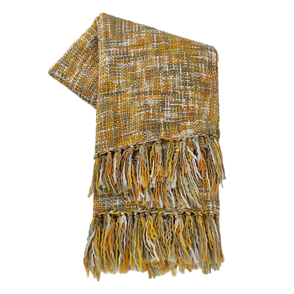  Best Lightweight Comfortable Snuggly Blanket Decorative Knitted Throw with Fringe Company - Dalston 