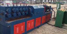 Steel bar straightening and cutting machine