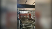 Thread bar zinc plating line