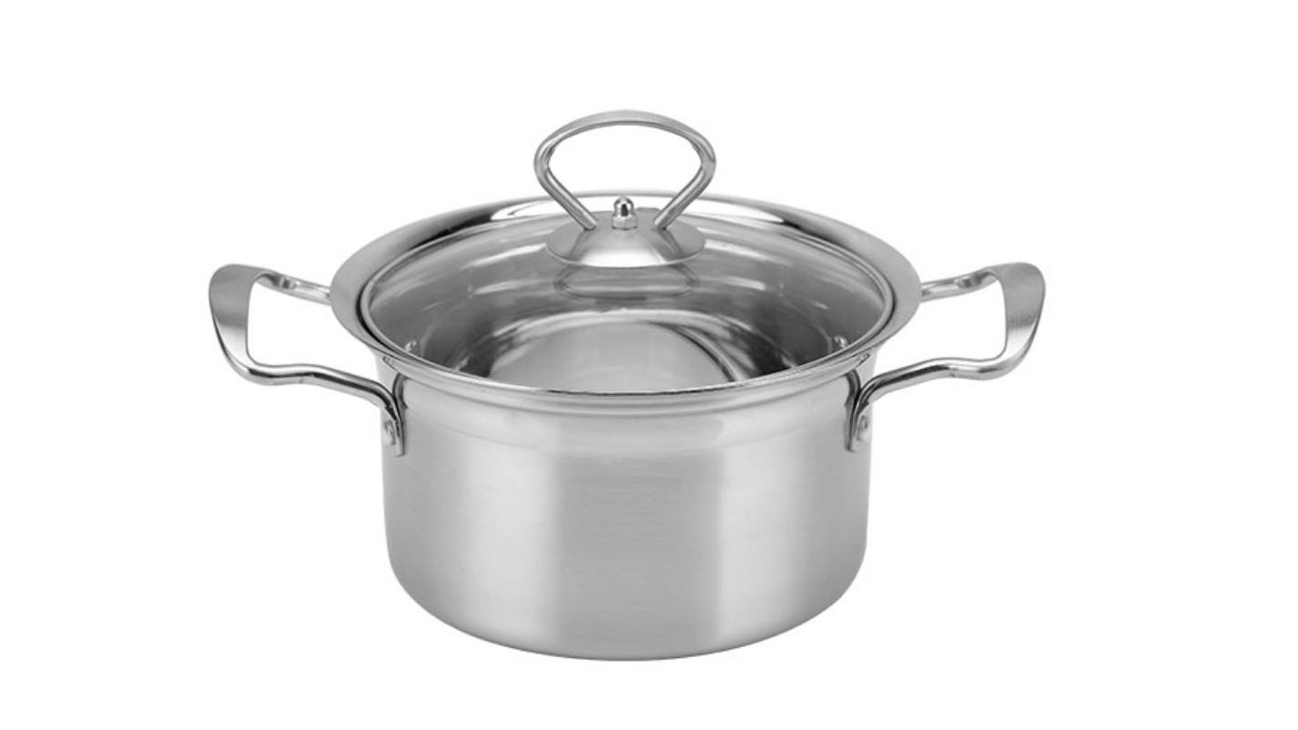  Quality 18cm Wholesale High Quality Stainless Steel cookware for family in daily life Soup Pot Manufacturer | ZHENNENG 