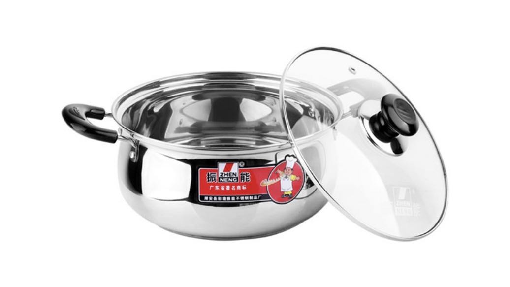  Quality stainless steel soup pot for kitchen 20cm stainless steel cookware Soup Pot Casserole Manufacturer | ZHENNENG 