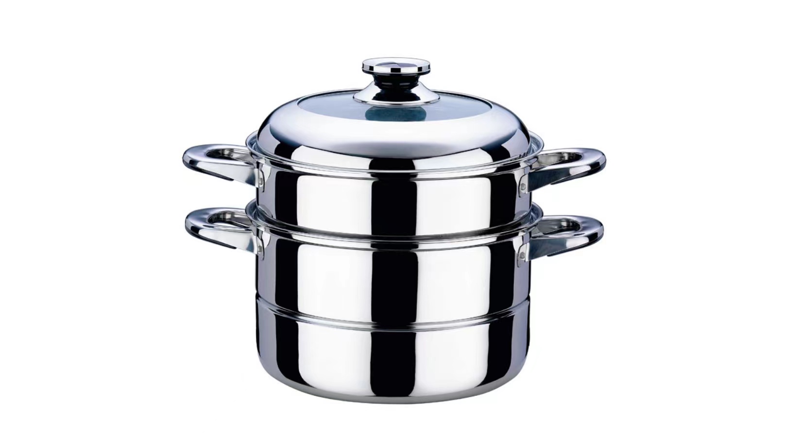  Best 26cm kitchenware steamer best stainless steel steamer pot with visual Glass Lid Company - ZHENNENG 