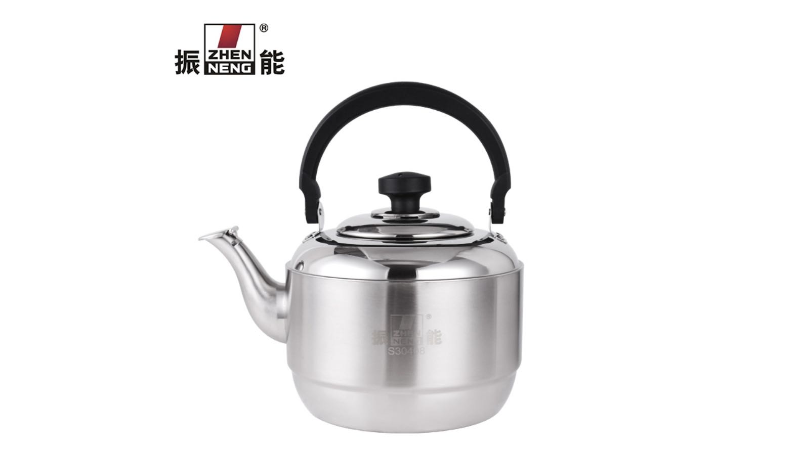  Best 5L Wholesale high-grade stainless steel material heightened thickened boiling water sonar kettle Company - ZHENNENG 
